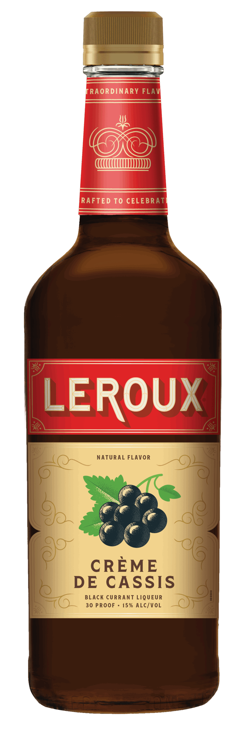 Leroux Crème de Cassis Black Currant Liqueur